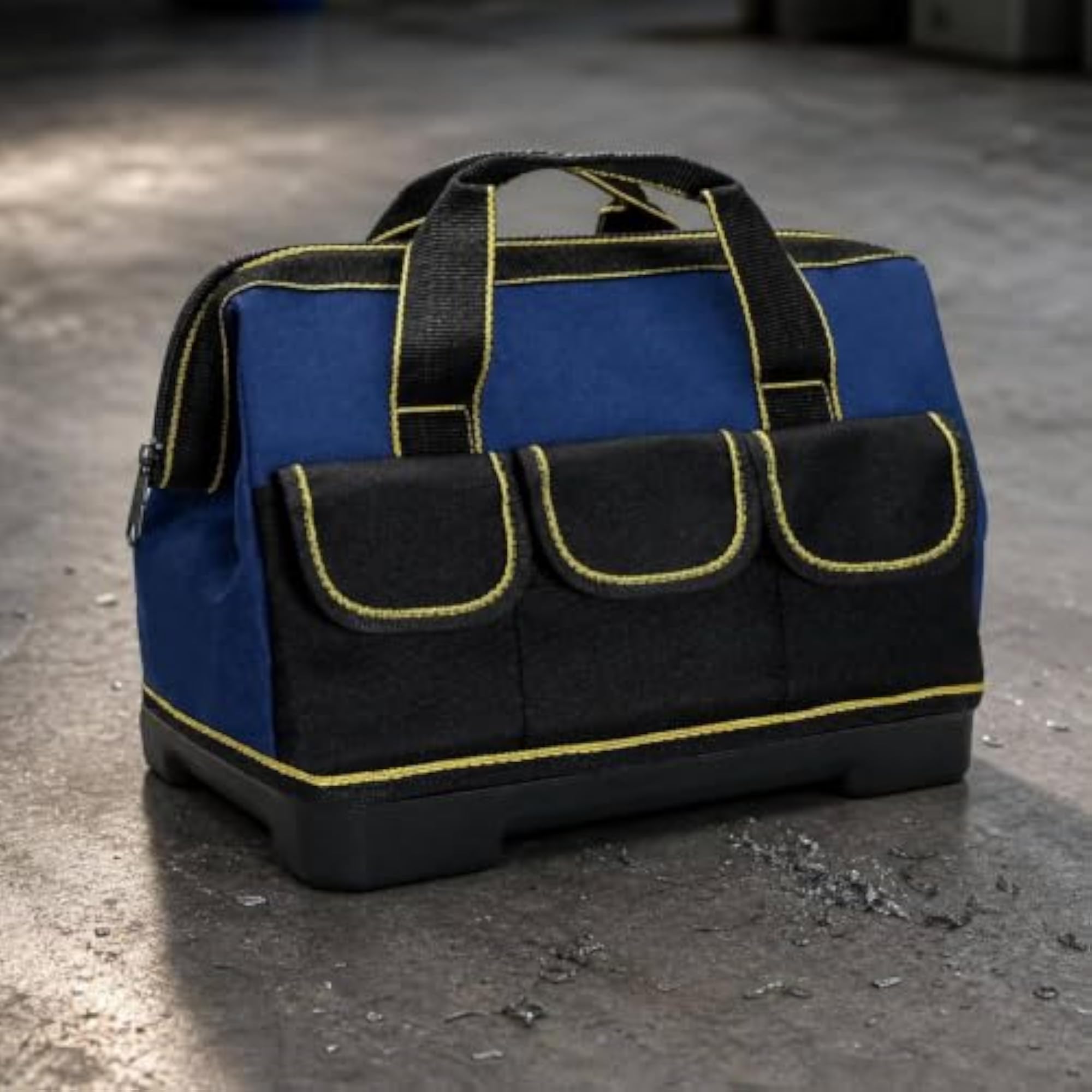 Heavy Duty Upright Tool Bag with Plastic Base